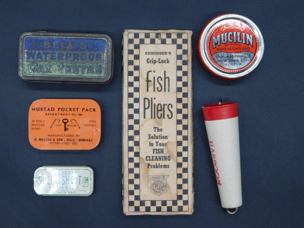 MIXED FISHING LOT VINTAGE ANTIQUE 1452: MIXED FISHING LOT VINTAGE ANTIQUE 1452 *** SET OF 3 FISHING LURES VINTAGE ANTIQUE 1471
