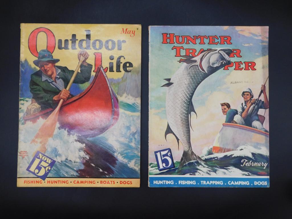 LOT OF 2 VINTAGE HUNTING AND FISHING MAGAZINES 1938 (1 of 13)