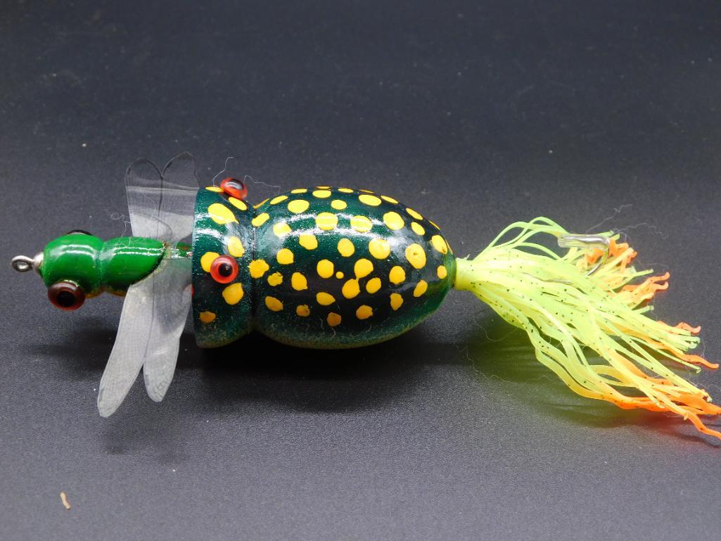 NBLURES HAND CRAFTED LURE WITH BOX VINTAGE ANTIQUE: NBLURES HAND CRAFTED LURE WITH BOX VINTAGE ANTIQUE *** NBLURES HAND CRAFTED LURE WITH BOX VINTAGE ANTIQUE