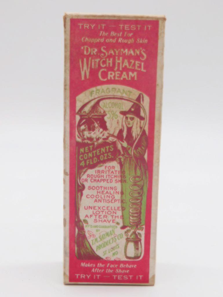 DR SAYMANS WITCH HAZEL CREAM BOX  ADVERTISING VINTAGE (1 of 5)