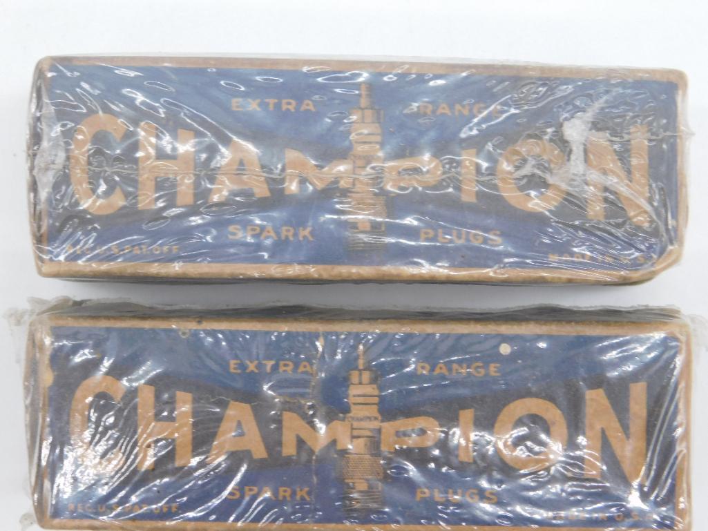 NOS CHAMPION SPARK PLUGS UNOPENED  ADVERTISING VINTAGE (1 of 5)