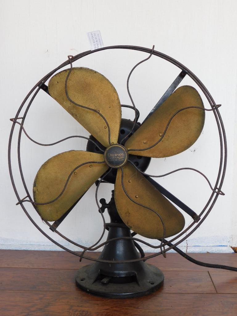 EMERSON MOTORS FAN  ADVERTISING VINTAGE ANTIQUE (1 of 7)