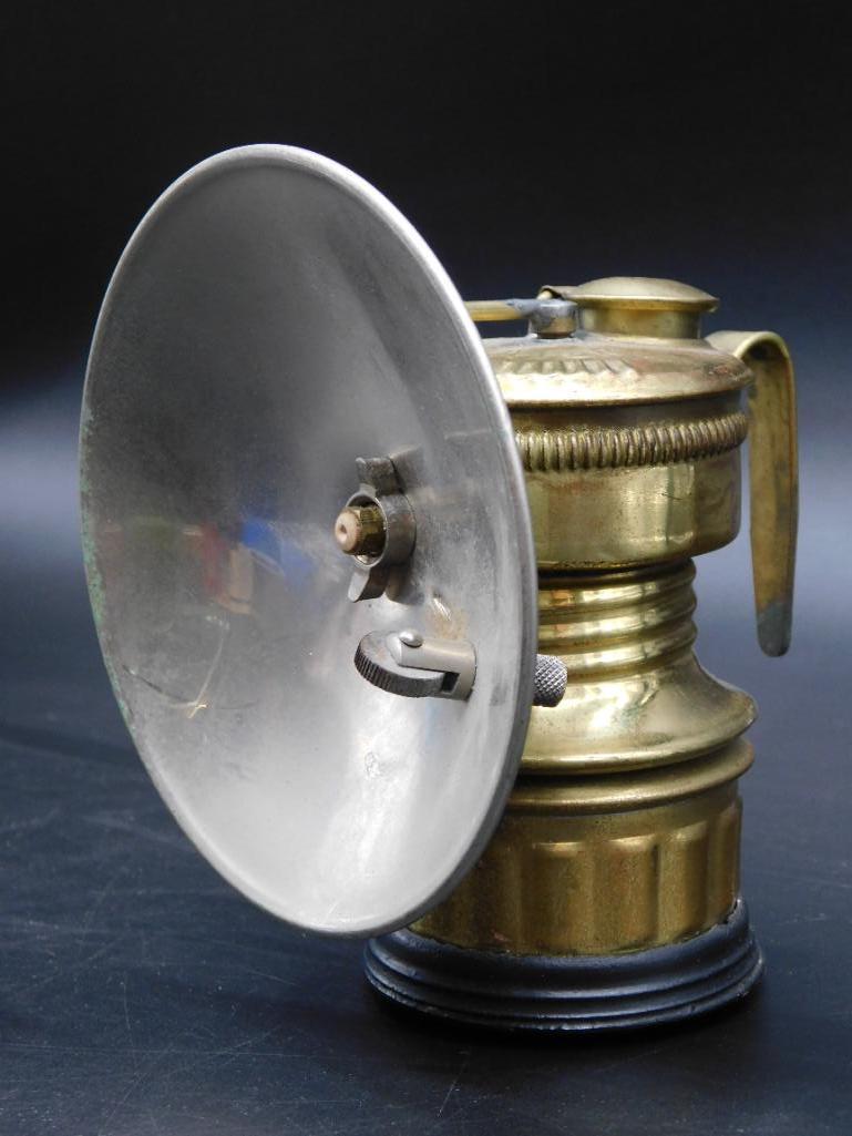 BUMPERGRIP MINING LANTERN  ADVERTISING VINTAGE ANTIQUE (1 of 6)