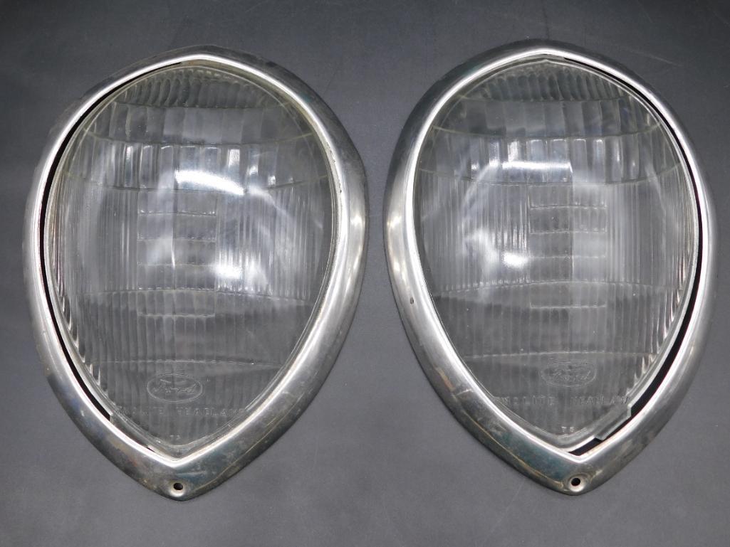 FORD TEAR DROP LIGHT COVERS  ADVERTISING VINTAGE (1 of 9)