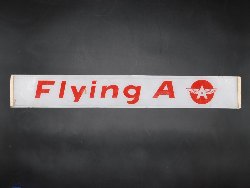 FLYING A SIGN  ADVERTISING VINTAGE ANTIQUE (1 of 3)