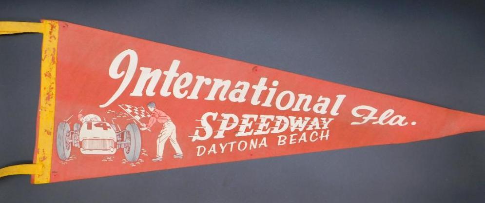 DAYTONA INTERNATIONAL SPEEDWAY PENNANT RACE CAR RACING (1 of 8)