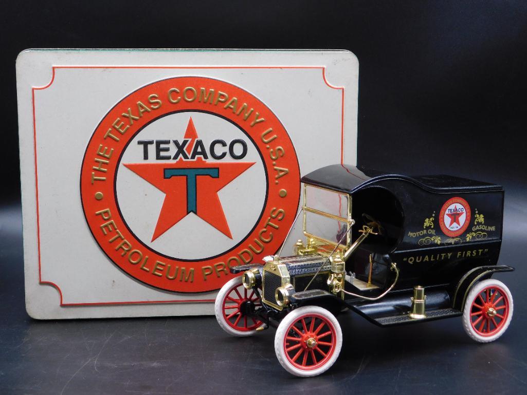 TEXACO 1913 FORD MODEL T MODEL CAR WITH TIN (1 of 7)
