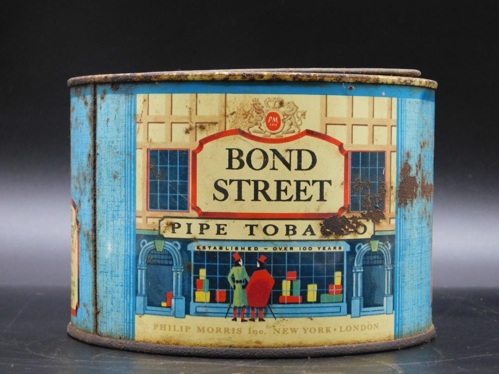 BOND STREET PIPE TOBACCO TIN WITH SPARK PLUGS (1 of 4)