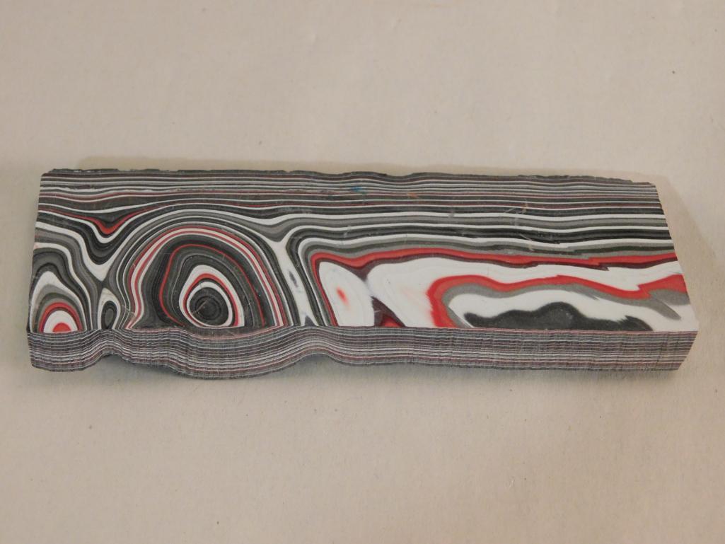 FORDITE MOTOR CITY AGATE ROCK STONE LAPIDARY SPECIMEN (1 of 2)