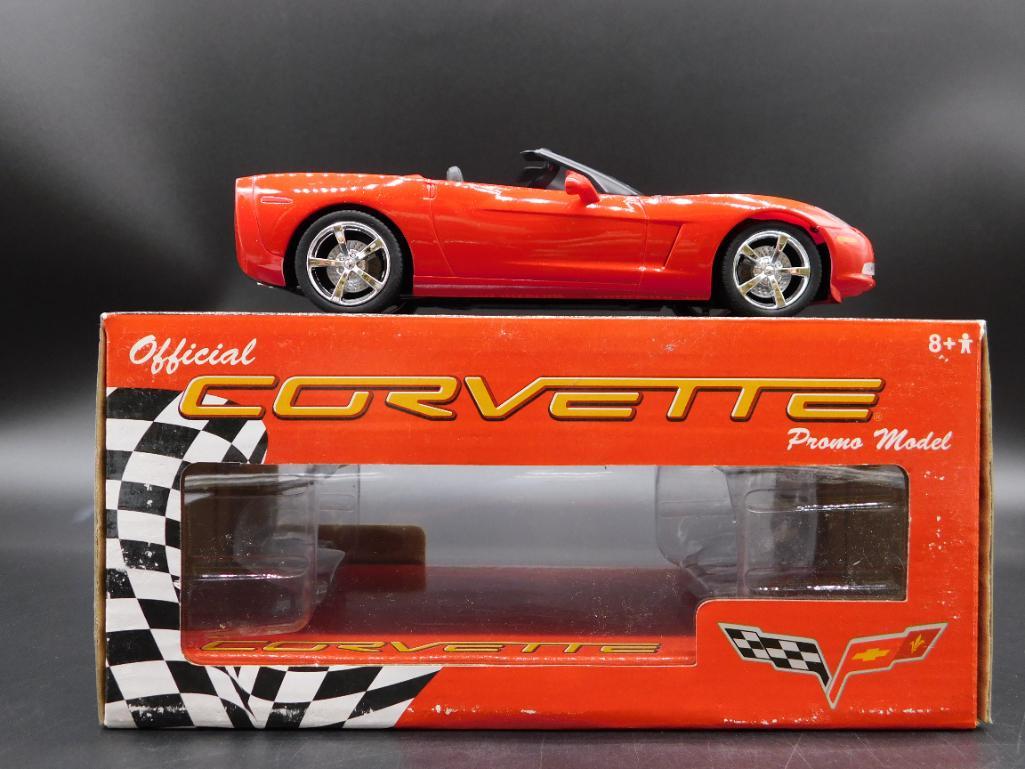 2010 Corvette Convertible Promo Model Red Plastic Car (1 of 3)
