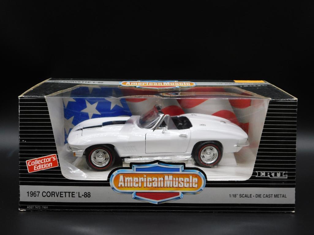 1967 Corvette L88 American Muscle White Die Cast Car (1 of 3)