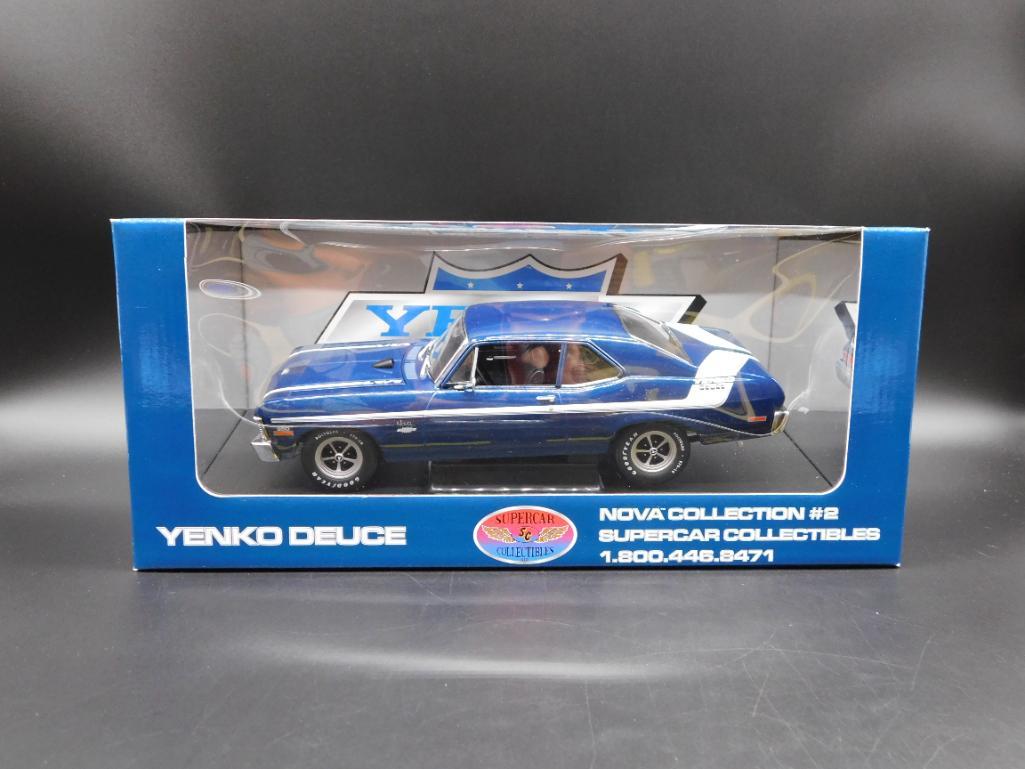 1970 Yenko Nova Deuce 350 Super Car Collectible Blue (1 of 3)