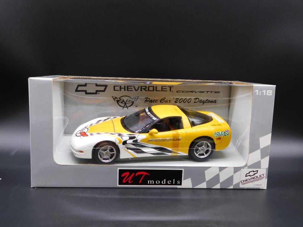 2000 Corvette Pace Car Datona UT Models Yellow Die Cast (1 of 5)