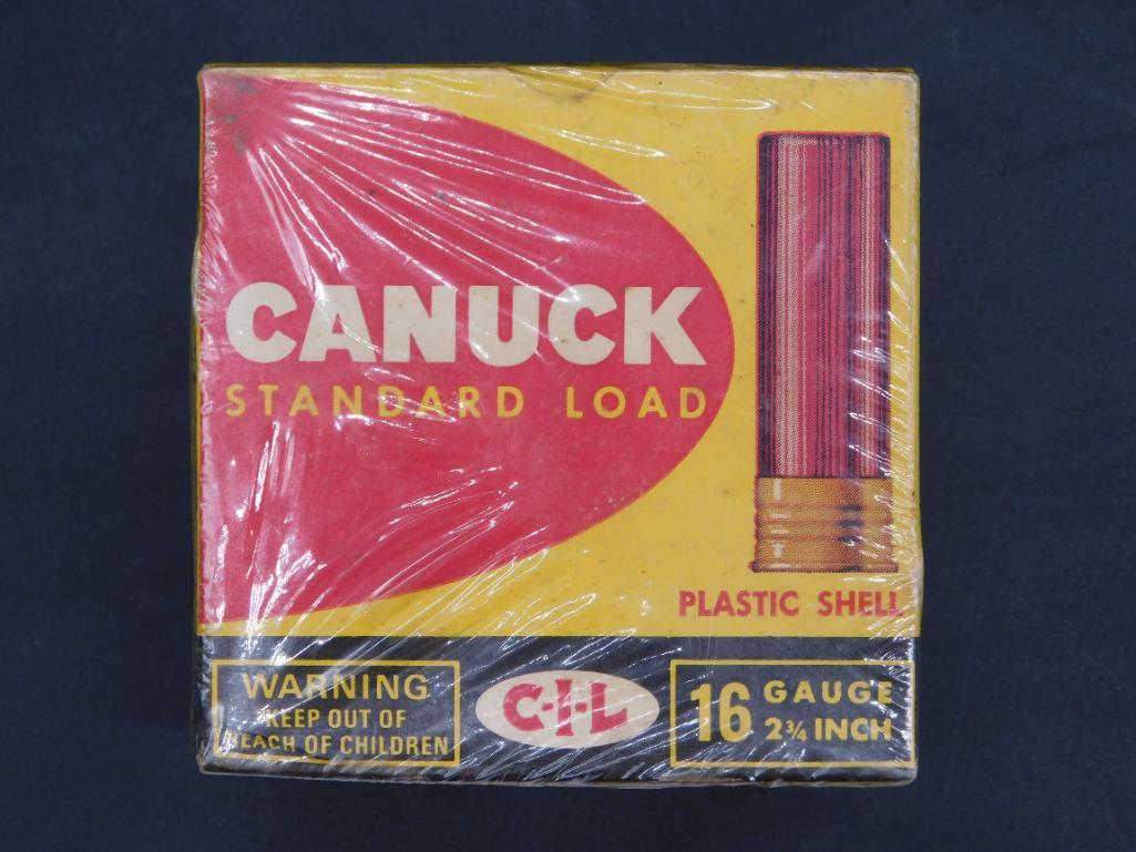 CANUCK STANDARD 16 GUAGE SHOTGUN SHELLS SEALED IN (1 of 5)