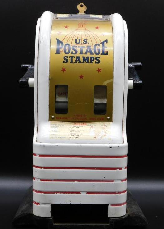 U.S. POSTAGE STAMP DISPENSER COIN OP VINTAGE ANTIQUE (1 of 3)