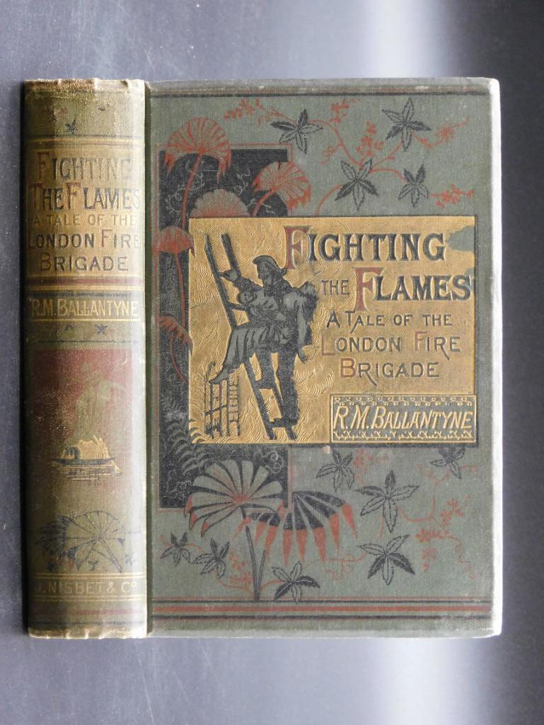1867 FIGHTING THE FLAMES BOOK BY RM BALLANTYNE 1154: 1867 FIGHTING THE FLAMES BOOK BY RM BALLANTYNE 1154 *** Thank you for attending HATMAN AUCTIONS! Yes, we ship all items that are not oversized. Please see photos for measurements and description. SPEC