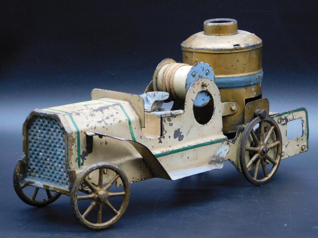 VINTAGE METAL PUMP TRUCK ANTIQUE TOY (1 of 5)