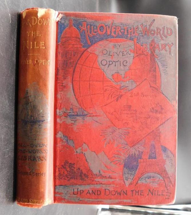 1894 ALL OVER THE WORLD LIBRARY BY OLIVER OPTIC  BOOK (1 of 4)