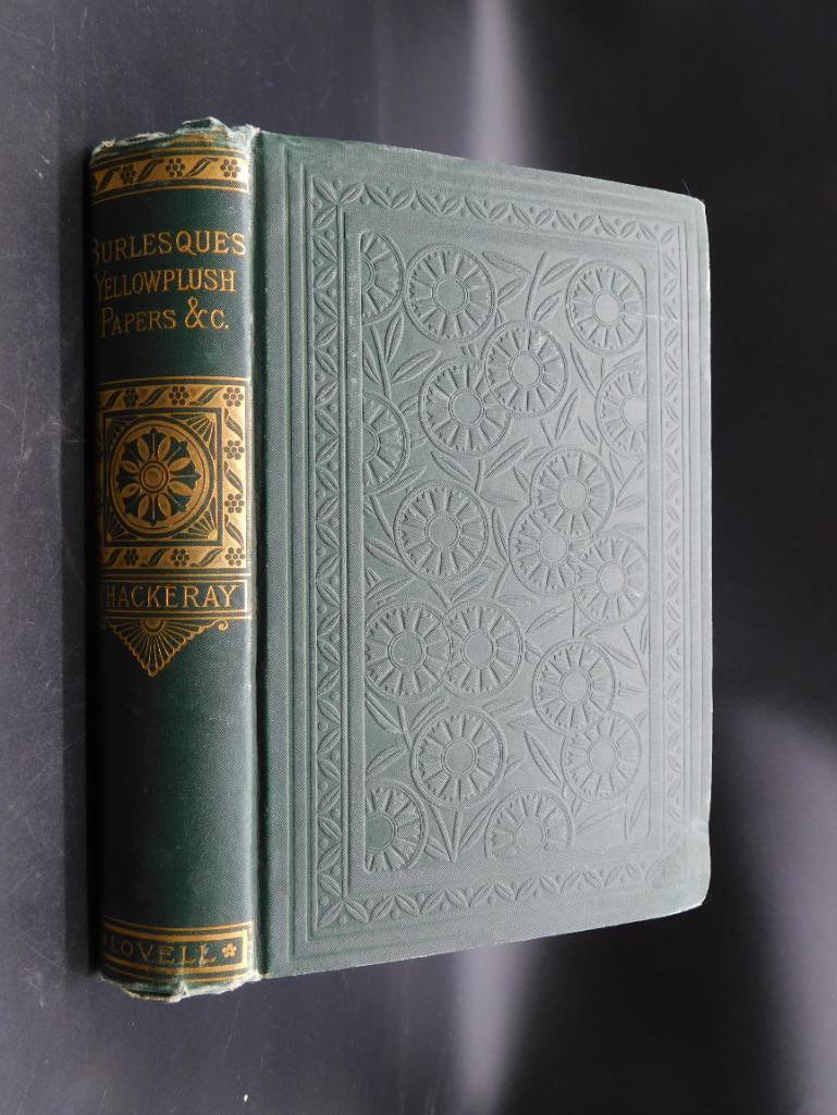 1883 BURLESQUES BOOK BY WILLIAM MAKEPEACE THACKERAY (1 of 4)