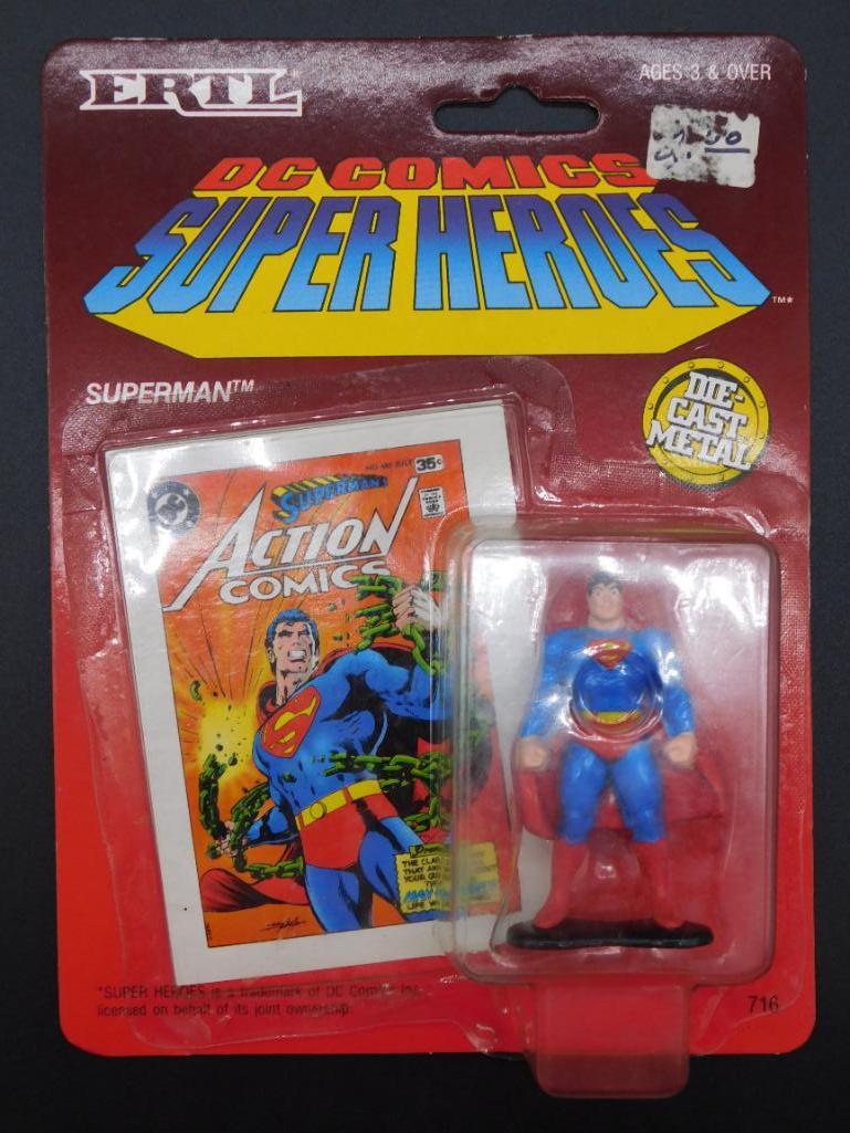 1990 DC SUPERMAN DIE CAST TOY IN ORIGINAL PACKAGING (1 of 4)