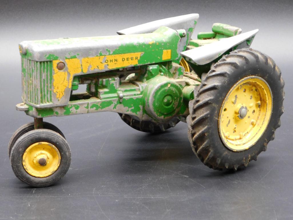 Tomy Uk John Deere 540r Toy Tractor Metal
