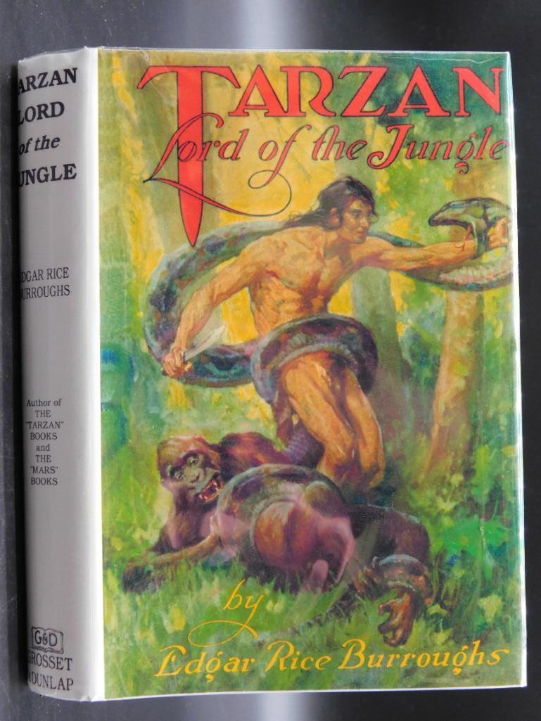 1928 TARZAN LORD OF THE JUNGLE BOOK BY EDGAR RICE (1 of 4)