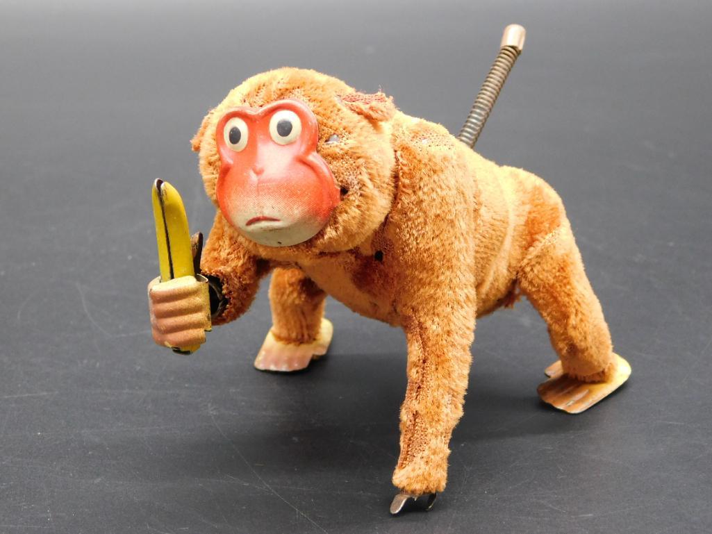ANTIQUE MONKEY WIND-UP TOY (1 of 2)