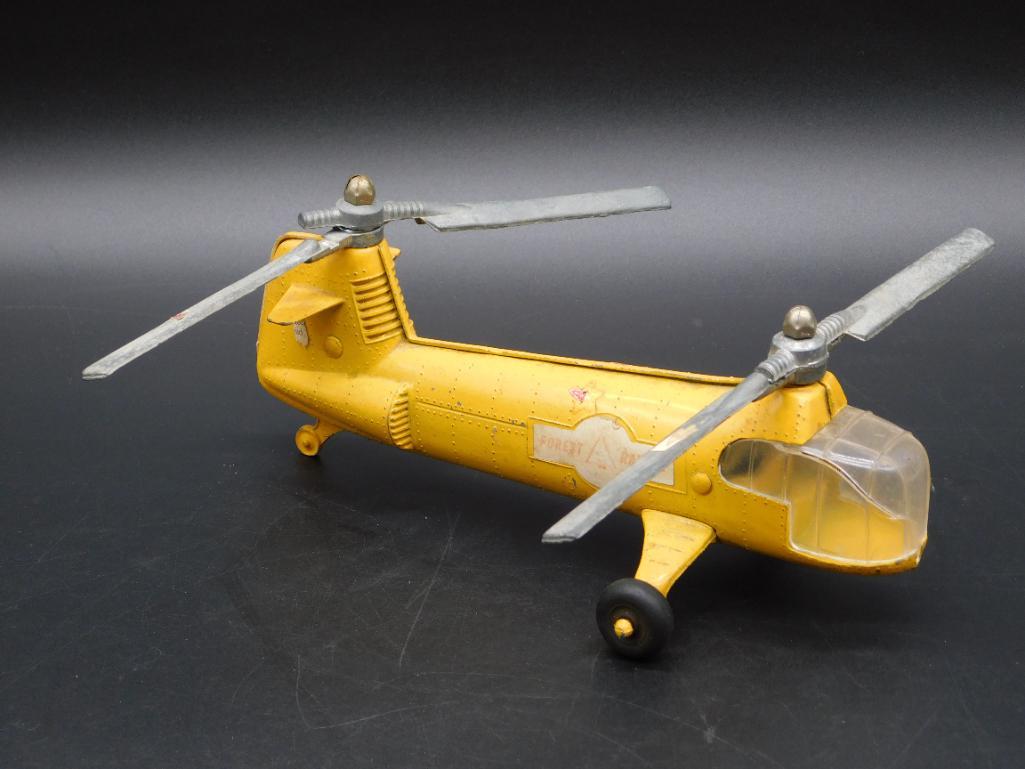 HUBLEY FOREST RANGER PLANE METAL TOY: HUBLEY FOREST RANGER PLANE METAL TOY *** Thank you for attending HATMAN AUCTIONS! Yes, we ship all items that are not oversized. Please see photos for measurements and description. SPECIAL NOTICE: Man