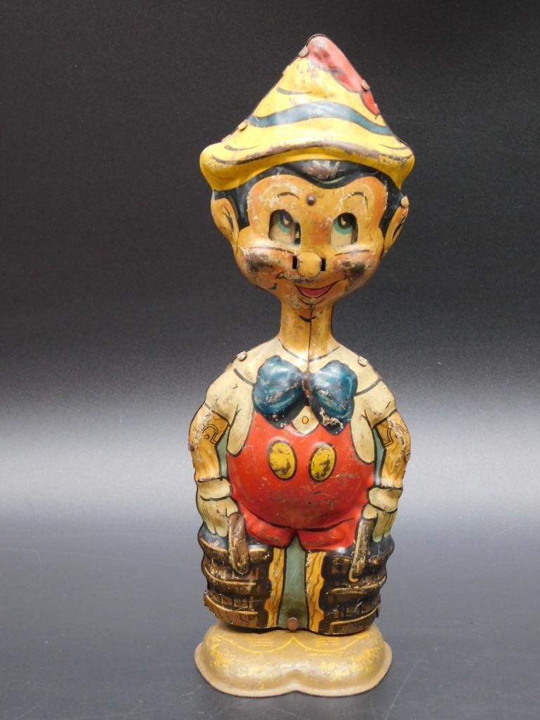 1939 MARX PINOCCHIO METAL TIN TOY (1 of 5)