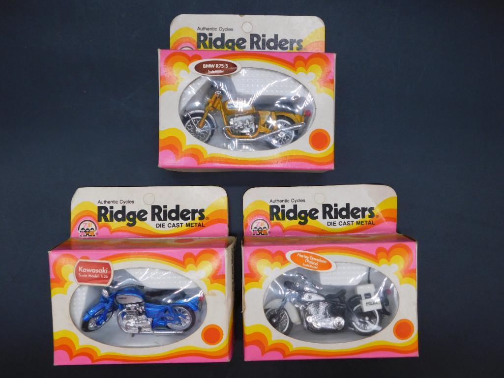 DIE CAST RIDGE RIDERS SET OF 3 IN ORIGINAL BOXES (1 of 6)