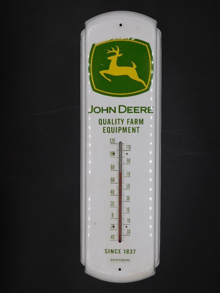 JOHN DEERE ADVERTISING THERMOMETER VINTAGE ANTIQUE (1 of 7)