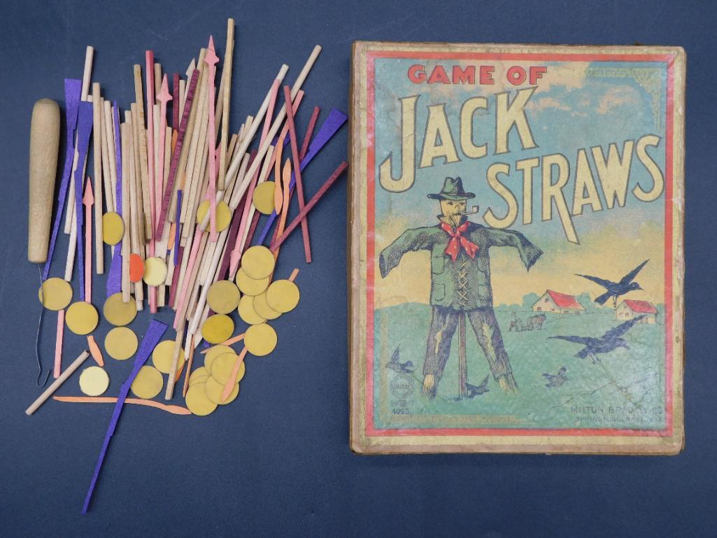 VINTAGE JACK STRAWS GAME ANTIQUE (1 of 5)