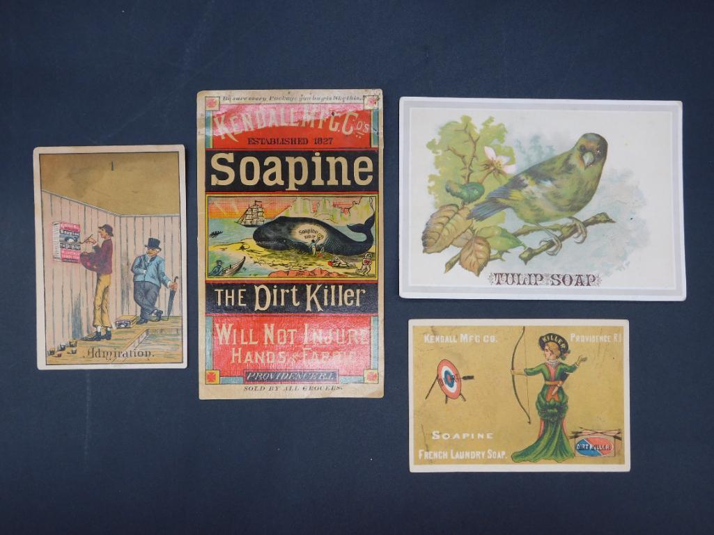 1800S VICTORIAN TRADE CARDS SOAP AND SOAPINE (1 of 10)