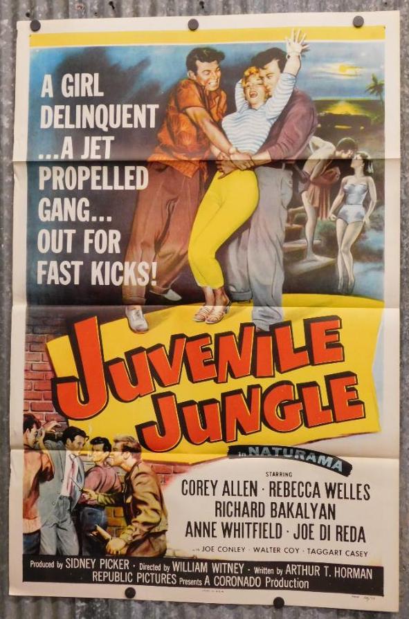 JUVENILE JUNGLE ONE-SHEET MOVIE POSTER (1 of 8)