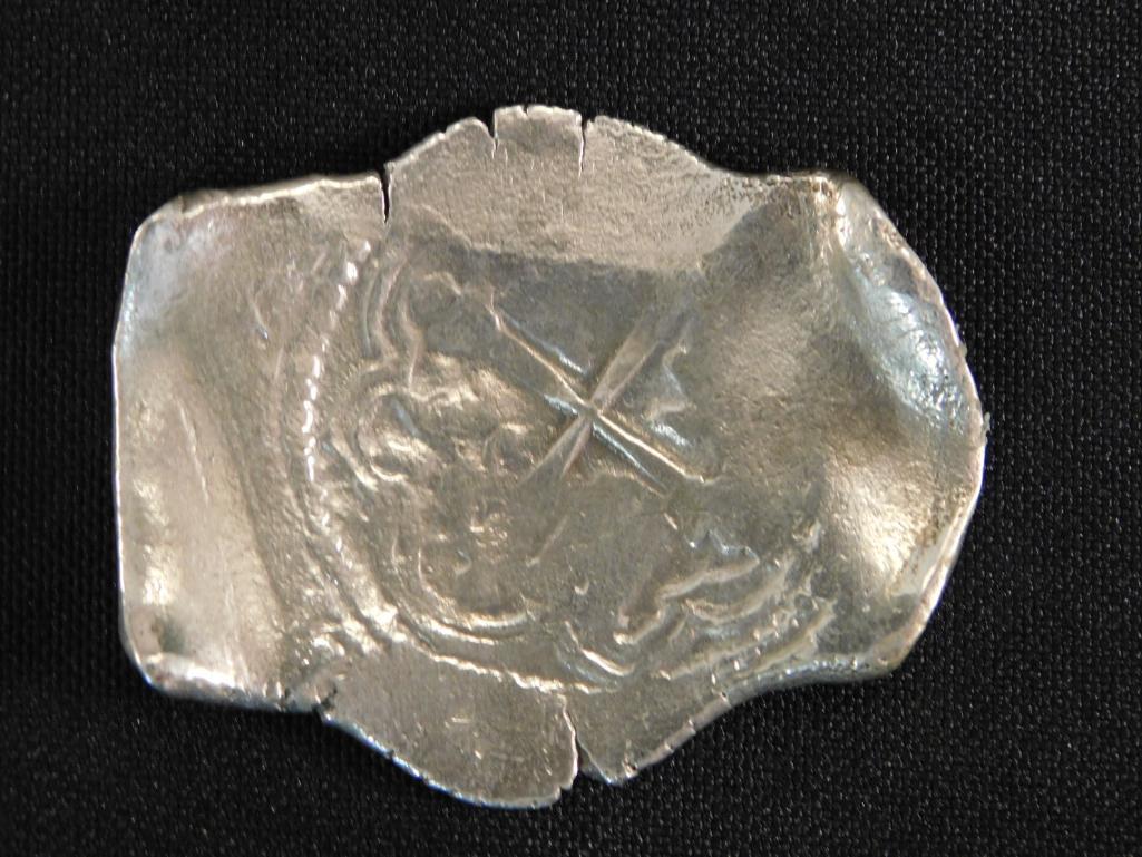 SILVER COIN STERLING  FROM 1641 'CONCEPCION' SHIPWRECK (1 of 4)