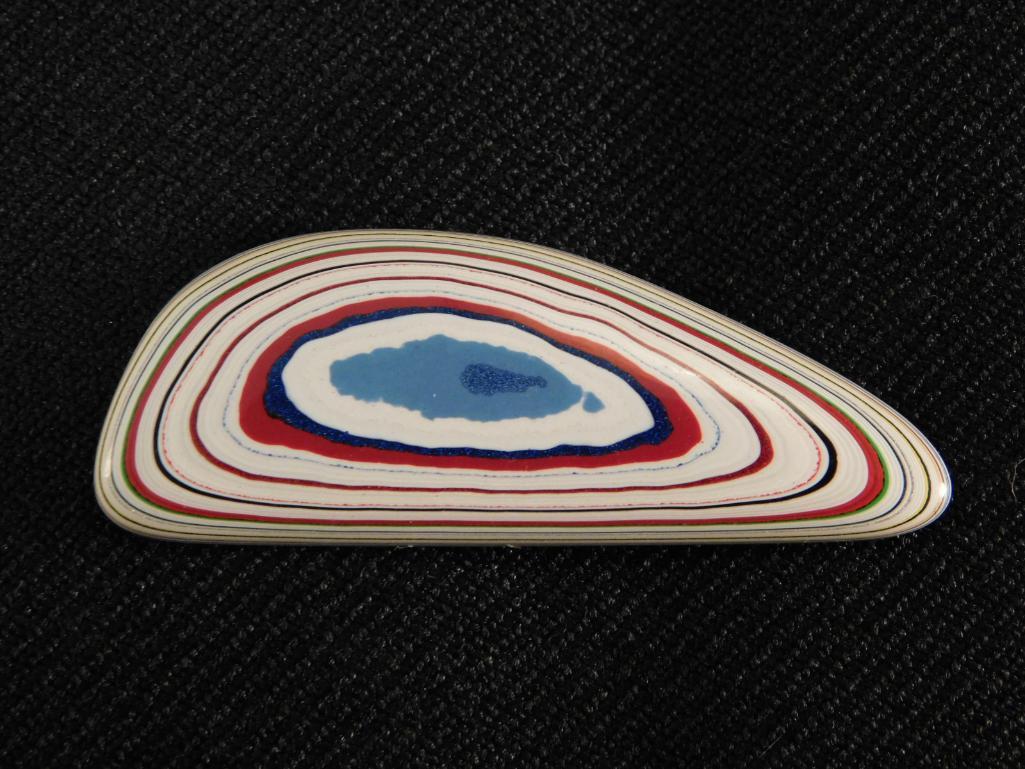 FORDITE MOTOR CITY AGATE ROCK STONE LAPIDARY SPECIMEN (1 of 2)