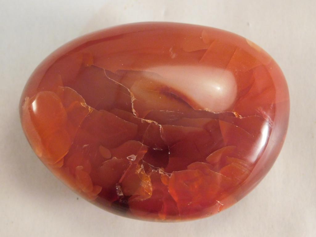 CARNELIAN ROCK STONE LAPIDARY SPECIMEN (1 of 2)