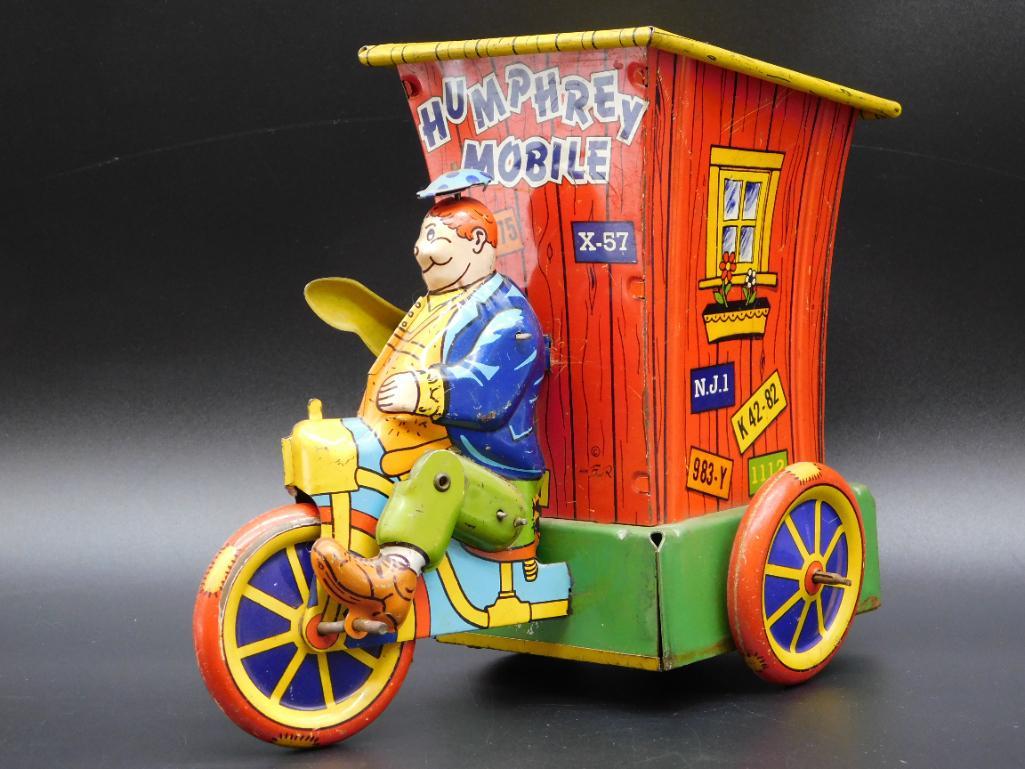 WYANDOTTE TOYS HUMPHREY MOBILE WIND UP TIN TOY VINTAGE ANTIQUE (1 of 7)