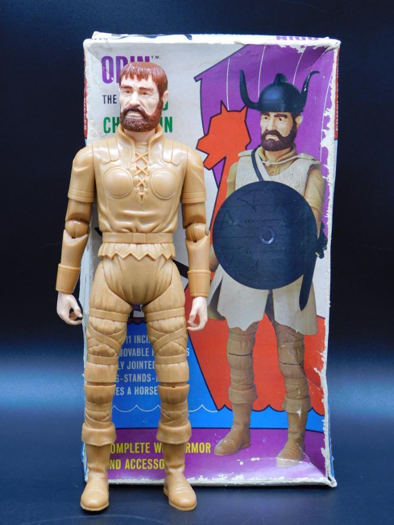 ODIN THE VIKING CHIEFTAIN EASY FIT APPAREL DOLL IN ORIGINAL BOX VINTAGE ANTIQUE: ODIN THE VIKING CHIEFTAIN EASY FIT APPAREL DOLL IN ORIGINAL BOX VINTAGE ANTIQUE
