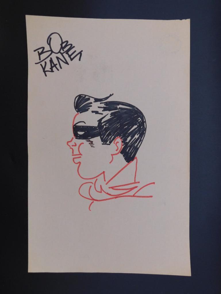 BOB KANE DC COMIC ARTIST SIGNED AND GALLERY STAMPED (1 of 4)