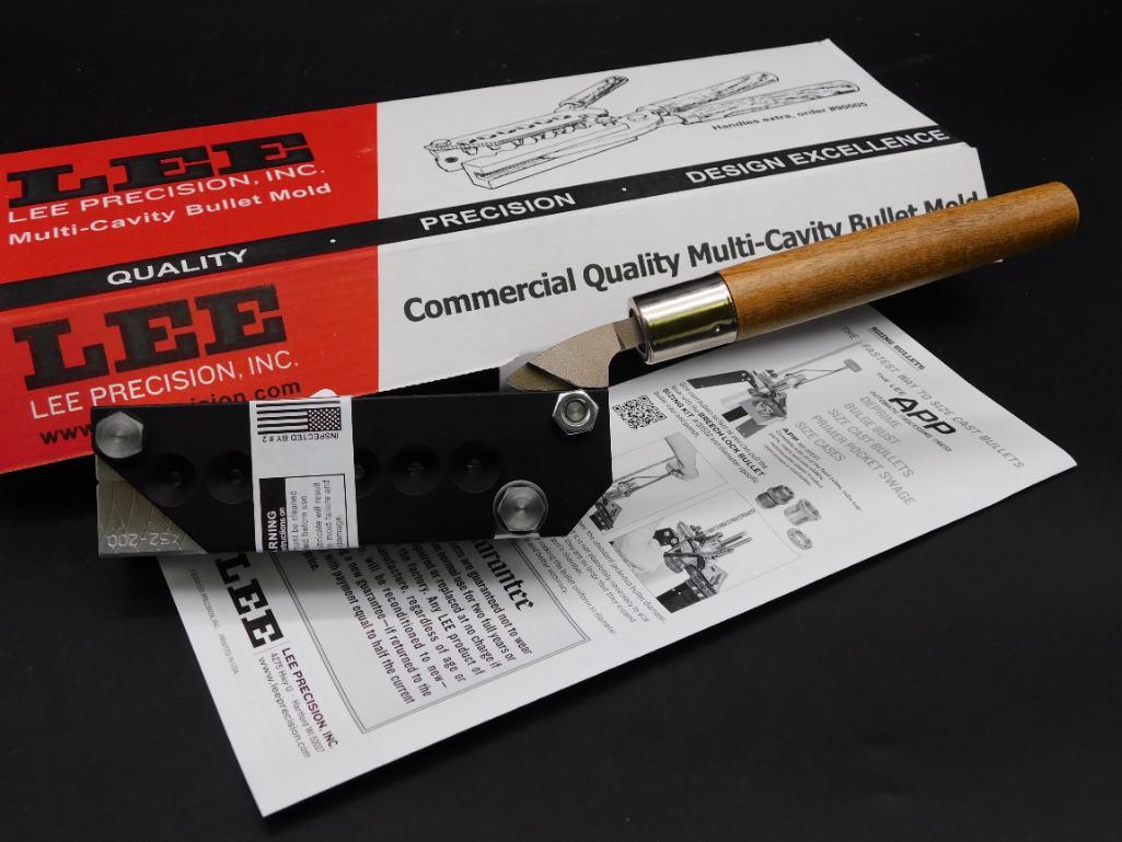 LEE PRECISION MULTI-CAVITY BULLET MOLD WITH ORIGINAL BOX VINTAGE ANTIQUE (1 of 2)