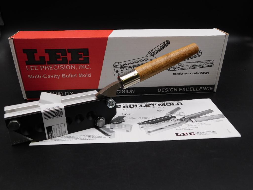 LEE PRECISION MULTI-CAVITY BULLET MOLD WITH ORIGINAL BOX VINTAGE ANTIQUE (1 of 2)