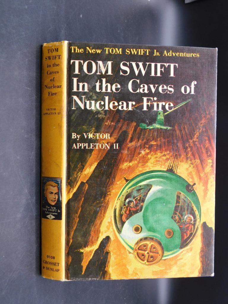 TOM SWIFT IN THE CAVES OF NUCLEAR FIRE BOOK BY VICTOR APPLETON II VINTAGE ANTIQUE: TOM SWIFT IN THE CAVES OF NUCLEAR FIRE BOOK BY VICTOR APPLETON II VINTAGE ANTIQUE
