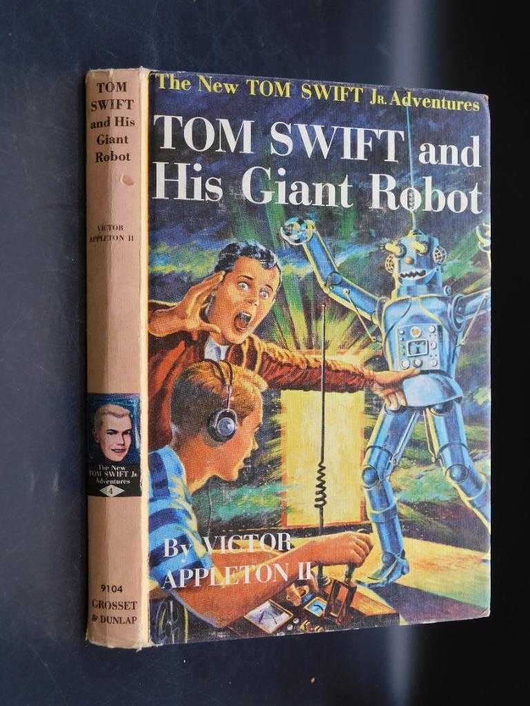 TOM SWIFT AND HIS GIANT ROBOT BOOK BY VICTOR APPLETON II VINTAGE ANTIQUE (1 of 6)