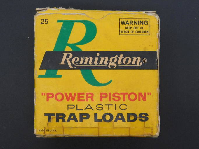 REMINGTON POWER PISTON 12G TRAP LOADS VINTAGE ANTIQUE Feb 28, 2022