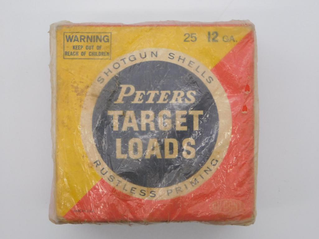 PETERS TARGET LOADS 12G SHOTGUN SHELLS VINTAGE ANTIQUE (1 of 3)