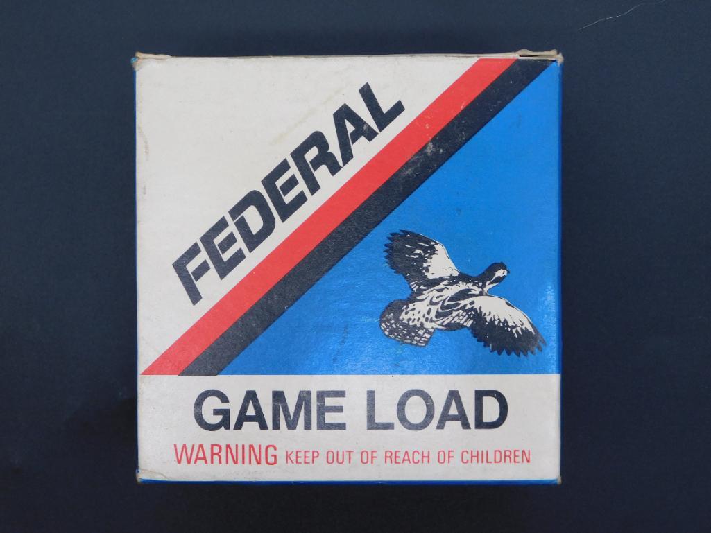 FEDERAL GAME LOAD 12G SHOTGUN SHELLS VINTAGE ANTIQUE (1 of 3)