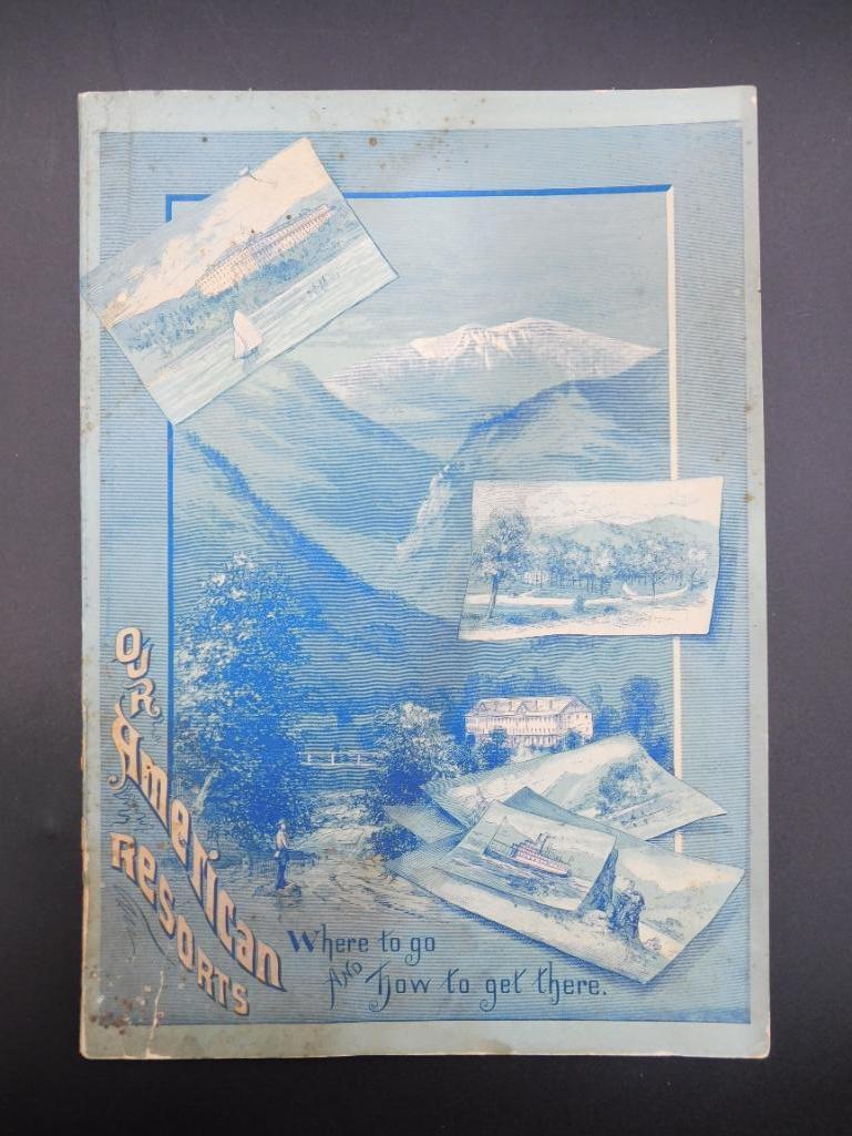 1884 OUR AMERICAN RESORTS WHERE TO GO AND HOW TO GET: 1884 OUR AMERICAN RESORTS WHERE TO GO AND HOW TO GET THERE BOOK VINTAGE ANTIQUE *** Thank you for attending HATMAN AUCTIONS! Yes, we ship all items that are not oversized. Please see photos for measur