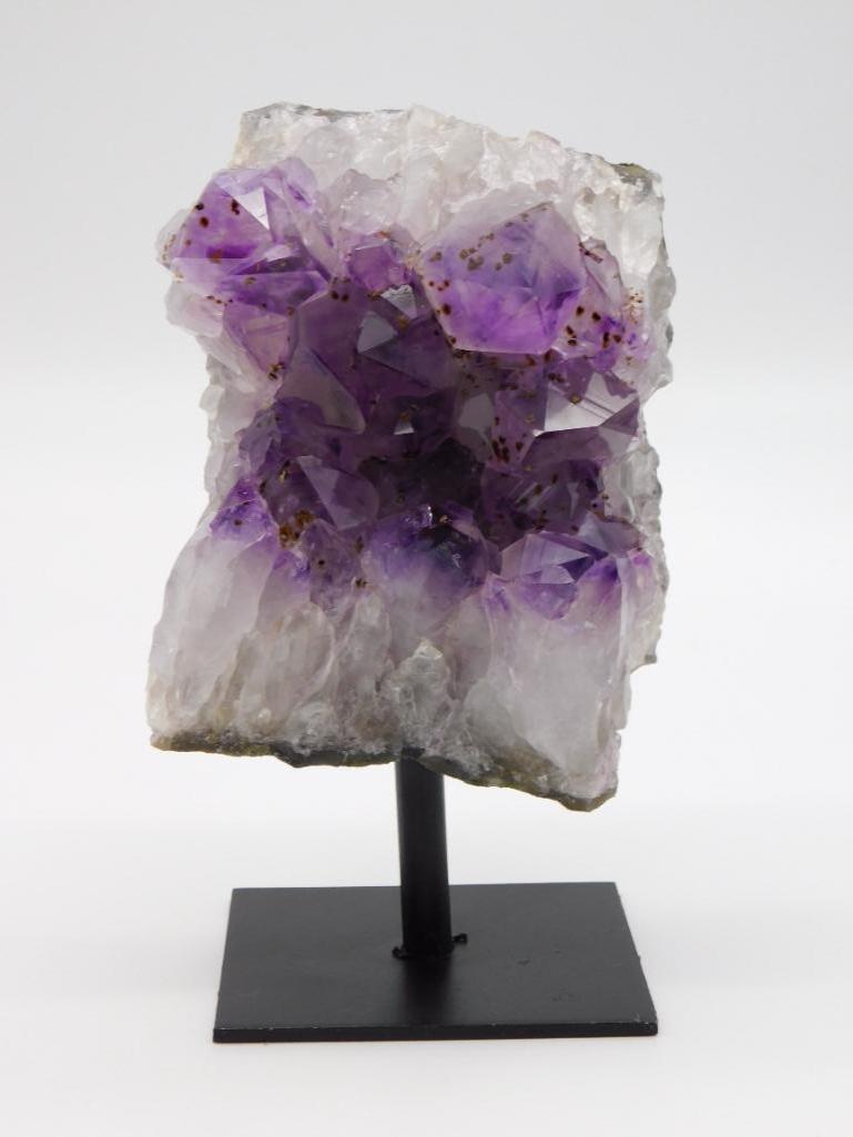 2 POUND AMETHYST DISPLAY WITH CALCITE GROWTH ROCK STONE (1 of 2)