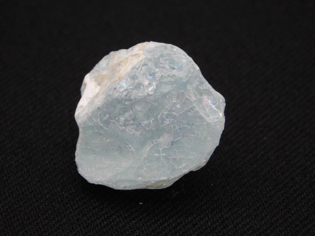 RARE MOROCCAN BLUE SKY 60 CARATS ROCK STONE LAPIDARY (1 of 2)